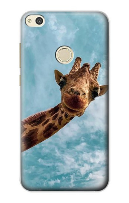 S3680 Cute Smile Giraffe Funda Carcasa Case para Huawei P8 Lite (2017)