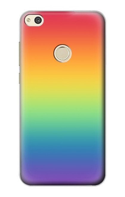 S3698 LGBT Gradient Pride Flag Funda Carcasa Case para Huawei P8 Lite (2017)