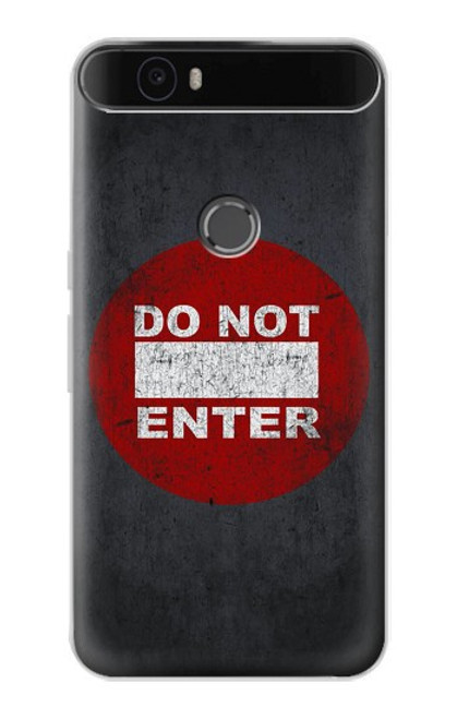 S3683 Do Not Enter Funda Carcasa Case para Huawei Nexus 6P