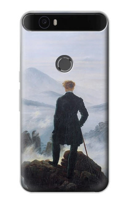 S3789 Wanderer above the Sea of Fog Funda Carcasa Case para Huawei Nexus 6P