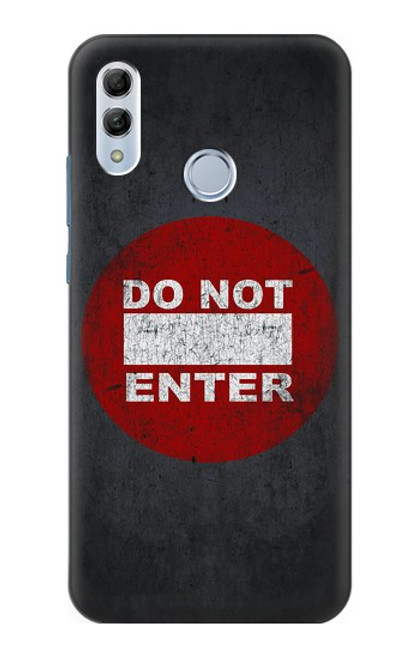 S3683 Do Not Enter Funda Carcasa Case para Huawei Honor 10 Lite, Huawei P Smart 2019