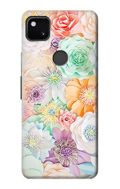 S3705 Pastel Floral Flower Funda Carcasa Case para Google Pixel 4a