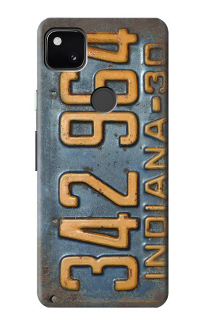 S3750 Vintage Vehicle Registration Plate Funda Carcasa Case para Google Pixel 4a