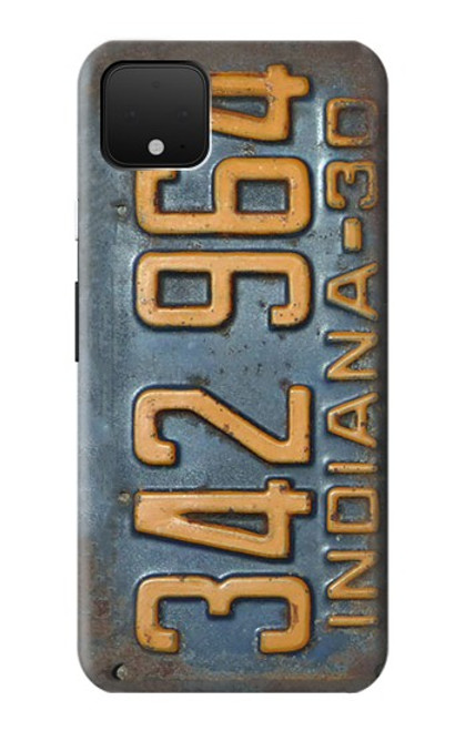 S3750 Vintage Vehicle Registration Plate Funda Carcasa Case para Google Pixel 4