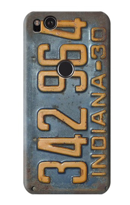 S3750 Vintage Vehicle Registration Plate Funda Carcasa Case para Google Pixel 2