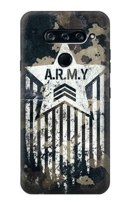 S3666 Army Camo Camouflage Funda Carcasa Case para LG V40, LG V40 ThinQ