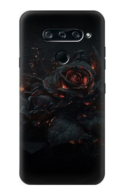 S3672 Burned Rose Funda Carcasa Case para LG V40, LG V40 ThinQ