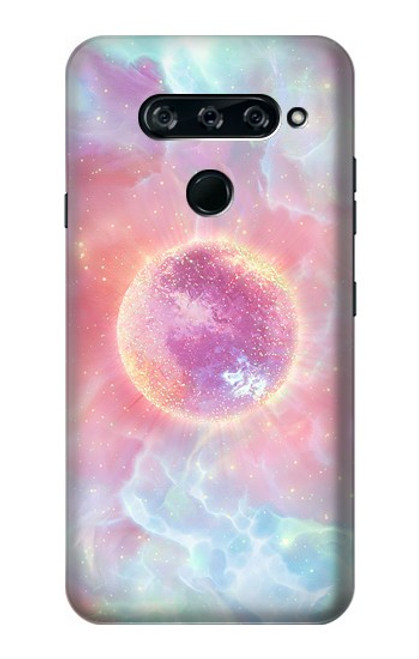 S3709 Pink Galaxy Funda Carcasa Case para LG V40, LG V40 ThinQ