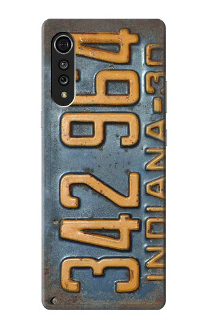 S3750 Vintage Vehicle Registration Plate Funda Carcasa Case para LG Velvet