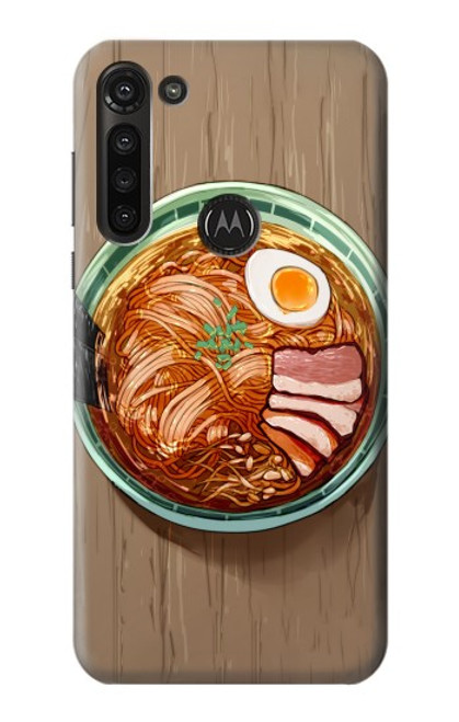S3756 Ramen Noodles Funda Carcasa Case para Motorola Moto G8 Power