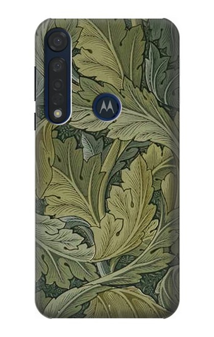 S3790 William Morris Acanthus Leaves Funda Carcasa Case para Motorola Moto G8 Plus