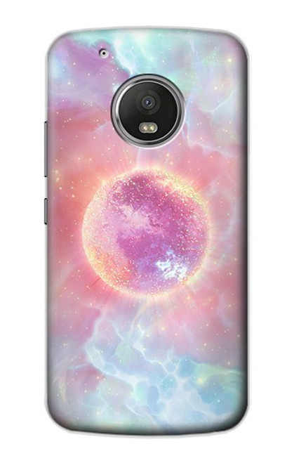 S3709 Pink Galaxy Funda Carcasa Case para Motorola Moto G5 Plus