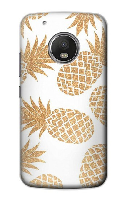 S3718 Seamless Pineapple Funda Carcasa Case para Motorola Moto G5 Plus