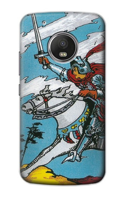 S3731 Tarot Card Knight of Swords Funda Carcasa Case para Motorola Moto G5 Plus