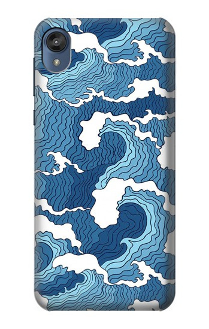 S3751 Wave Pattern Funda Carcasa Case para Motorola Moto E6, Moto E (6th Gen)