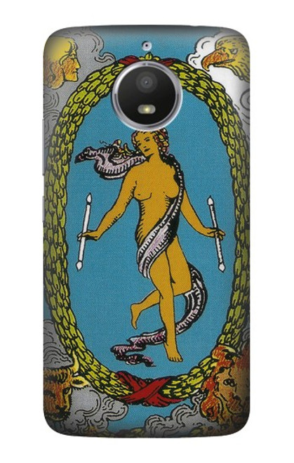 S3746 Tarot Card The World Funda Carcasa Case para Motorola Moto E4 Plus