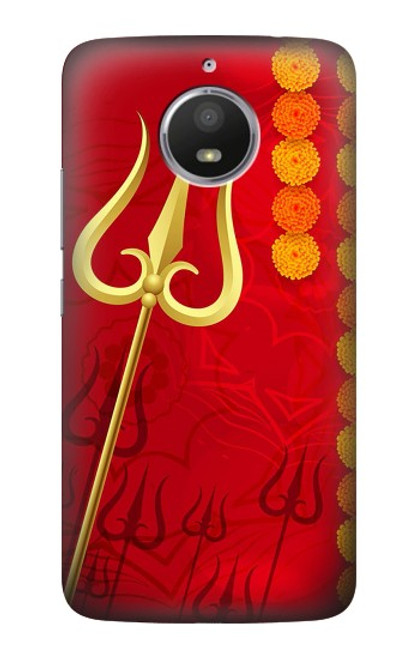 S3788 Shiv Trishul Funda Carcasa Case para Motorola Moto E4 Plus