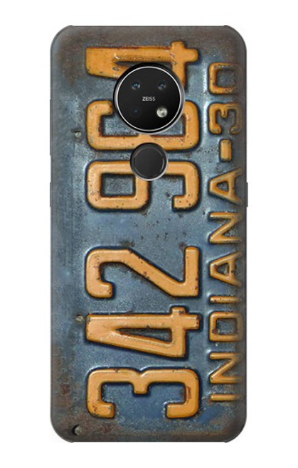 S3750 Vintage Vehicle Registration Plate Funda Carcasa Case para Nokia 7.2