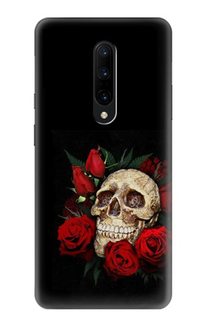 S3753 Dark Gothic Goth Skull Roses Funda Carcasa Case para OnePlus 7 Pro