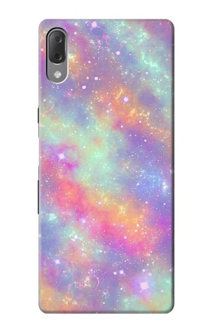 S3706 Pastel Rainbow Galaxy Pink Sky Funda Carcasa Case para Sony Xperia L3