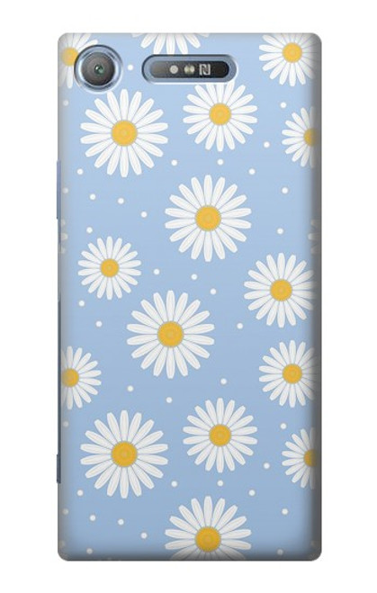 S3681 Daisy Flowers Pattern Funda Carcasa Case para Sony Xperia XZ1