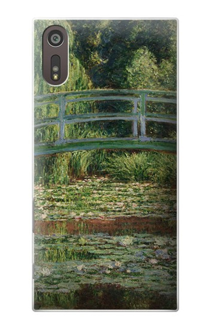 S3674 Claude Monet Footbridge and Water Lily Pool Funda Carcasa Case para Sony Xperia XZ