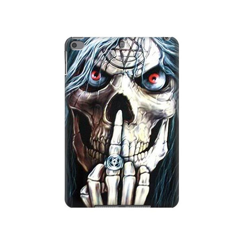 S0222 Skull Pentagram Funda Carcasa Case para iPad mini 4, iPad mini 5, iPad mini 5 (2019)