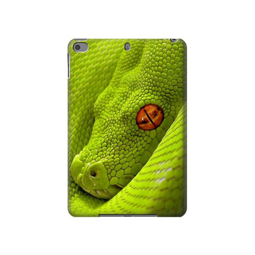 S0785 Green Snake Funda Carcasa Case para iPad mini 4, iPad mini 5, iPad mini 5 (2019)