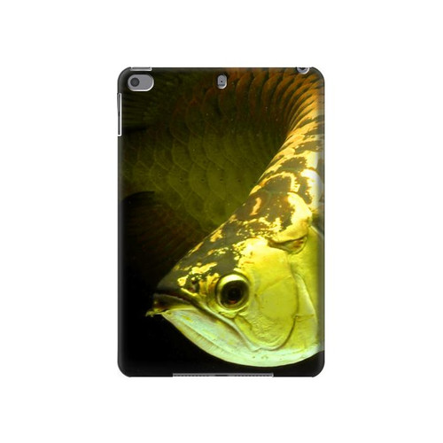 S1021 Gold Arowana Fish Funda Carcasa Case para iPad mini 4, iPad mini 5, iPad mini 5 (2019)