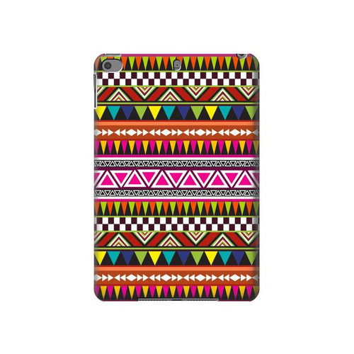 S2292 Aztec Tribal Pattern Funda Carcasa Case para iPad mini 4, iPad mini 5, iPad mini 5 (2019)