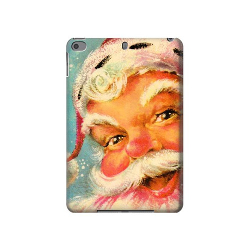 S2840 Christmas Vintage Santa Funda Carcasa Case para iPad mini 4, iPad mini 5, iPad mini 5 (2019)