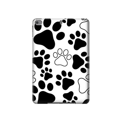 S2904 Dog Paw Prints Funda Carcasa Case para iPad mini 4, iPad mini 5, iPad mini 5 (2019)