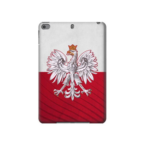 S3005 Poland Football Soccer Funda Carcasa Case para iPad mini 4, iPad mini 5, iPad mini 5 (2019)