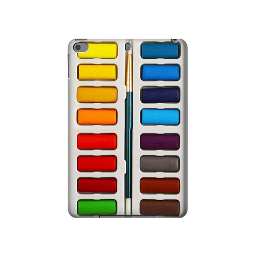 S3243 Watercolor Paint Set Funda Carcasa Case para iPad mini 4, iPad mini 5, iPad mini 5 (2019)