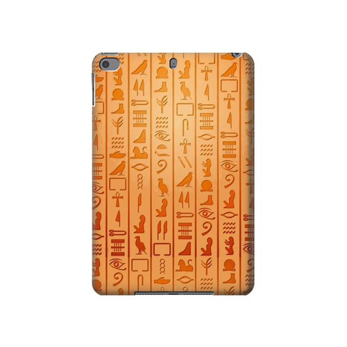 S3440 Egyptian Hieroglyphs Funda Carcasa Case para iPad mini 4, iPad mini 5, iPad mini 5 (2019)