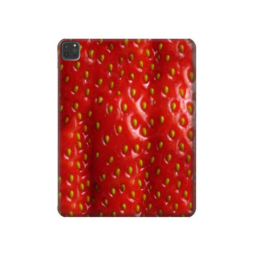 S2225 Strawberry Funda Carcasa Case para iPad Pro 11 (2021,2020,2018, 3rd, 2nd, 1st)