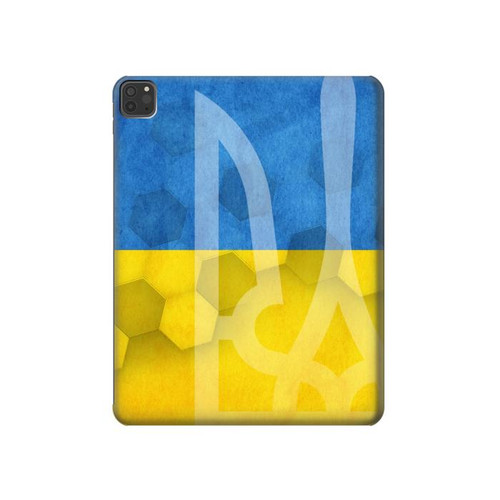 S3006 Ukraine Football Soccer Funda Carcasa Case para iPad Pro 11 (2021,2020,2018, 3rd, 2nd, 1st)