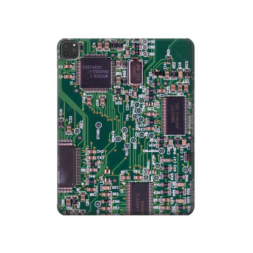 S3519 Electronics Circuit Board Graphic Funda Carcasa Case para iPad Pro 11 (2021,2020,2018, 3rd, 2nd, 1st)