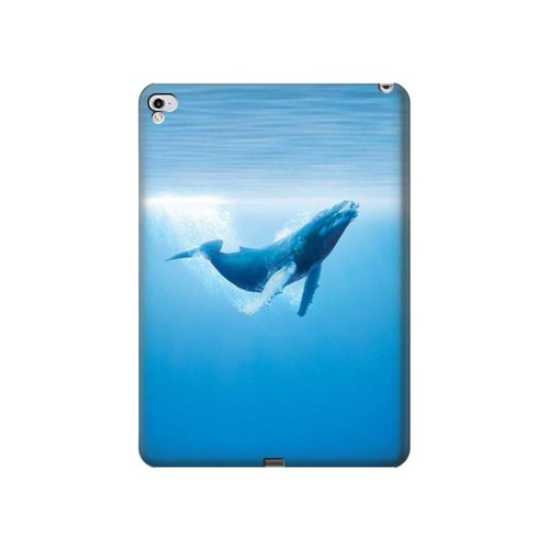 S0843 Blue Whale Funda Carcasa Case para iPad Pro 12.9 (2015,2017)