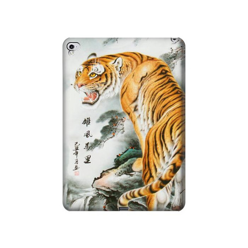 S2750 Oriental Chinese Tiger Painting Funda Carcasa Case para iPad Pro 12.9 (2015,2017)