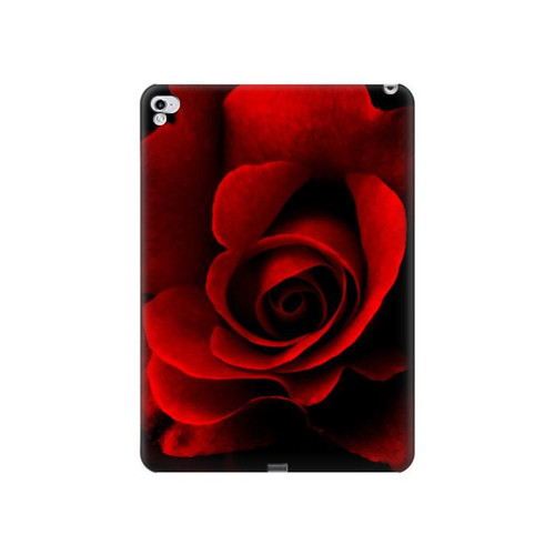 S2898 Red Rose Funda Carcasa Case para iPad Pro 12.9 (2015,2017)