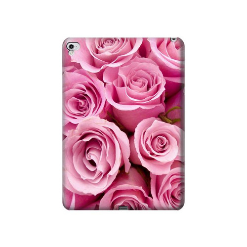 S2943 Pink Rose Funda Carcasa Case para iPad Pro 12.9 (2015,2017)