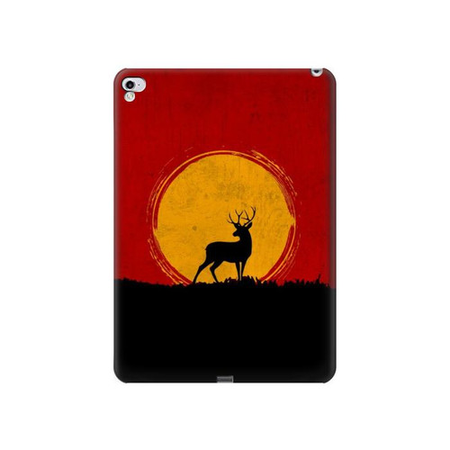 S3513 Deer Sunset Funda Carcasa Case para iPad Pro 12.9 (2015,2017)