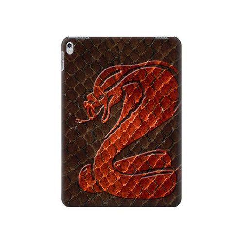 S0663 Cobra Snake Skin Funda Carcasa Case para iPad Air 2, iPad 9.7 (2017,2018), iPad 6, iPad 5