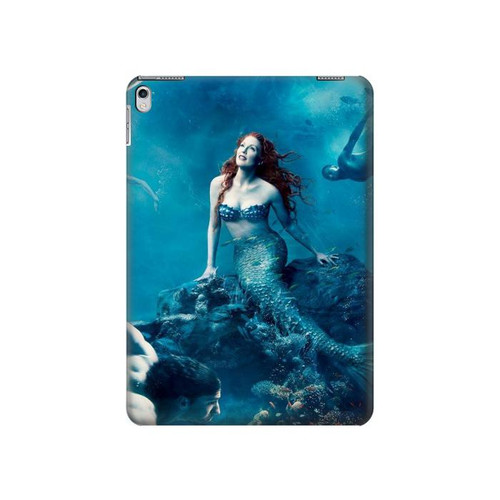 S0899 Mermaid Funda Carcasa Case para iPad Air 2, iPad 9.7 (2017,2018), iPad 6, iPad 5