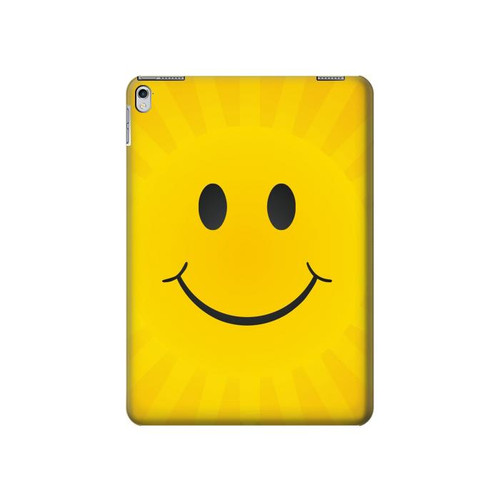 S1146 Yellow Sun Smile Funda Carcasa Case para iPad Air 2, iPad 9.7 (2017,2018), iPad 6, iPad 5