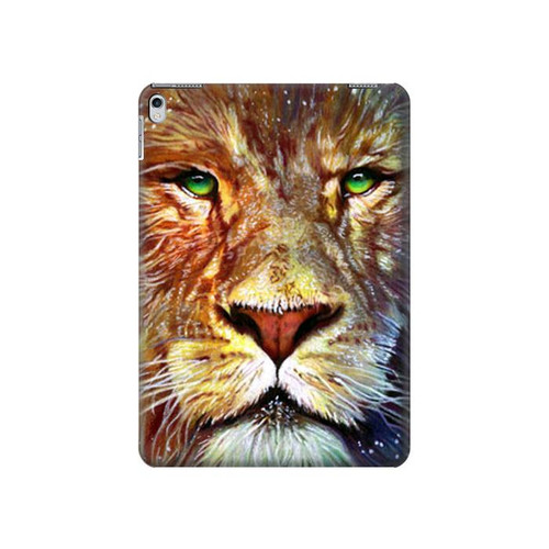 S1354 Lion Funda Carcasa Case para iPad Air 2, iPad 9.7 (2017,2018), iPad 6, iPad 5