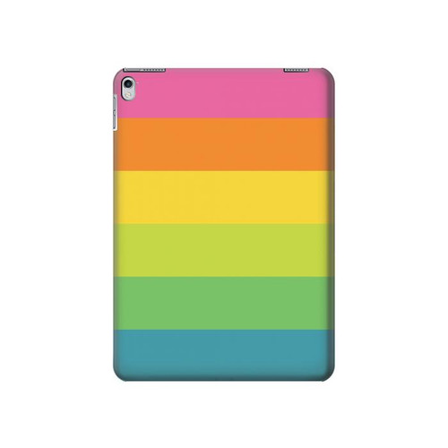 S2363 Rainbow Pattern Funda Carcasa Case para iPad Air 2, iPad 9.7 (2017,2018), iPad 6, iPad 5