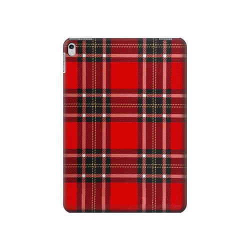S2374 Tartan Red Pattern Funda Carcasa Case para iPad Air 2, iPad 9.7 (2017,2018), iPad 6, iPad 5