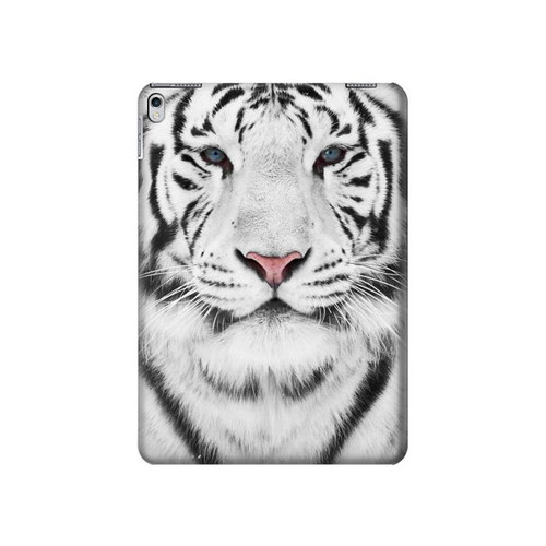 S2553 White Tiger Funda Carcasa Case para iPad Air 2, iPad 9.7 (2017,2018), iPad 6, iPad 5